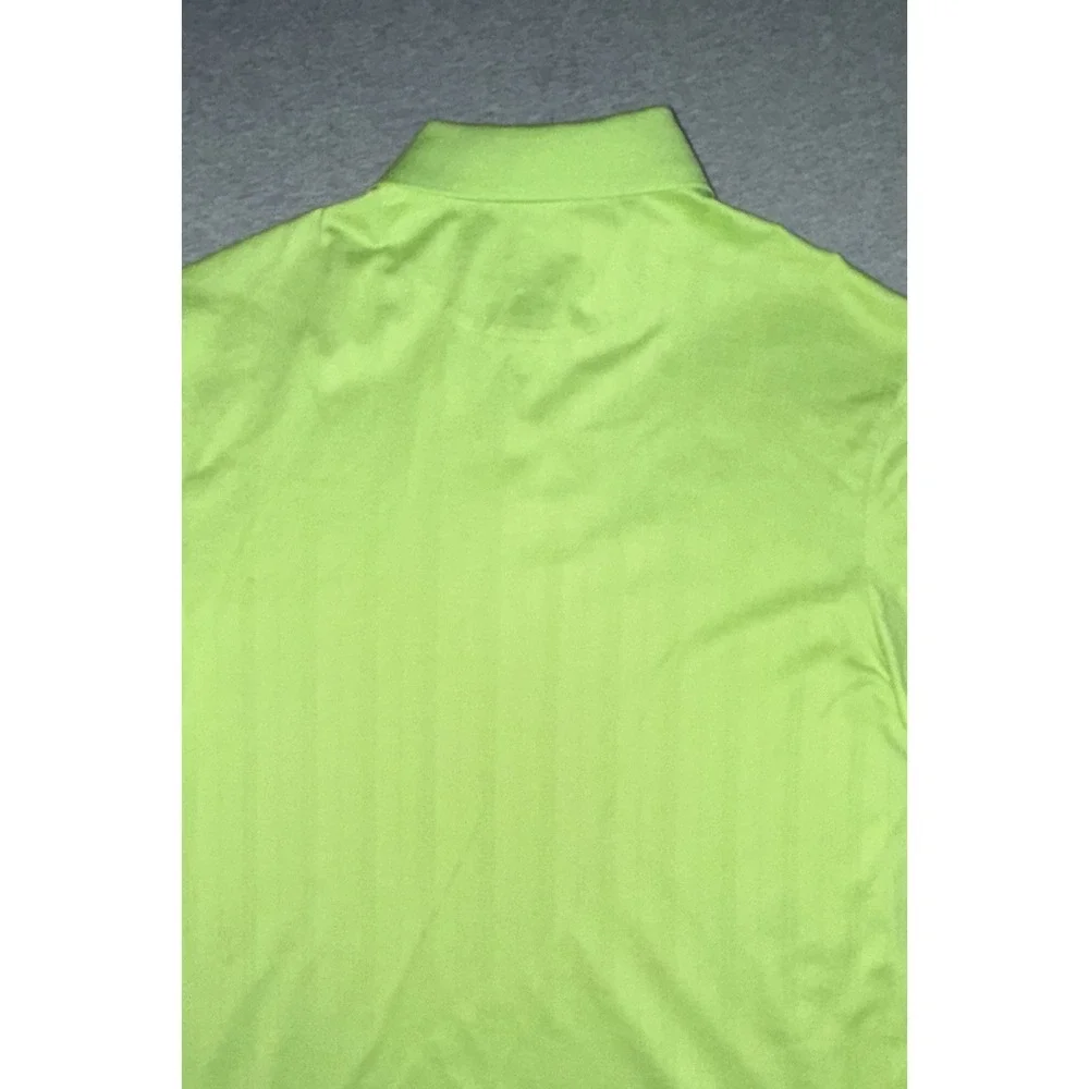 Nike Tiger‎ Woods Collection Golf Shirt Mens Size Large Mint Green Textured